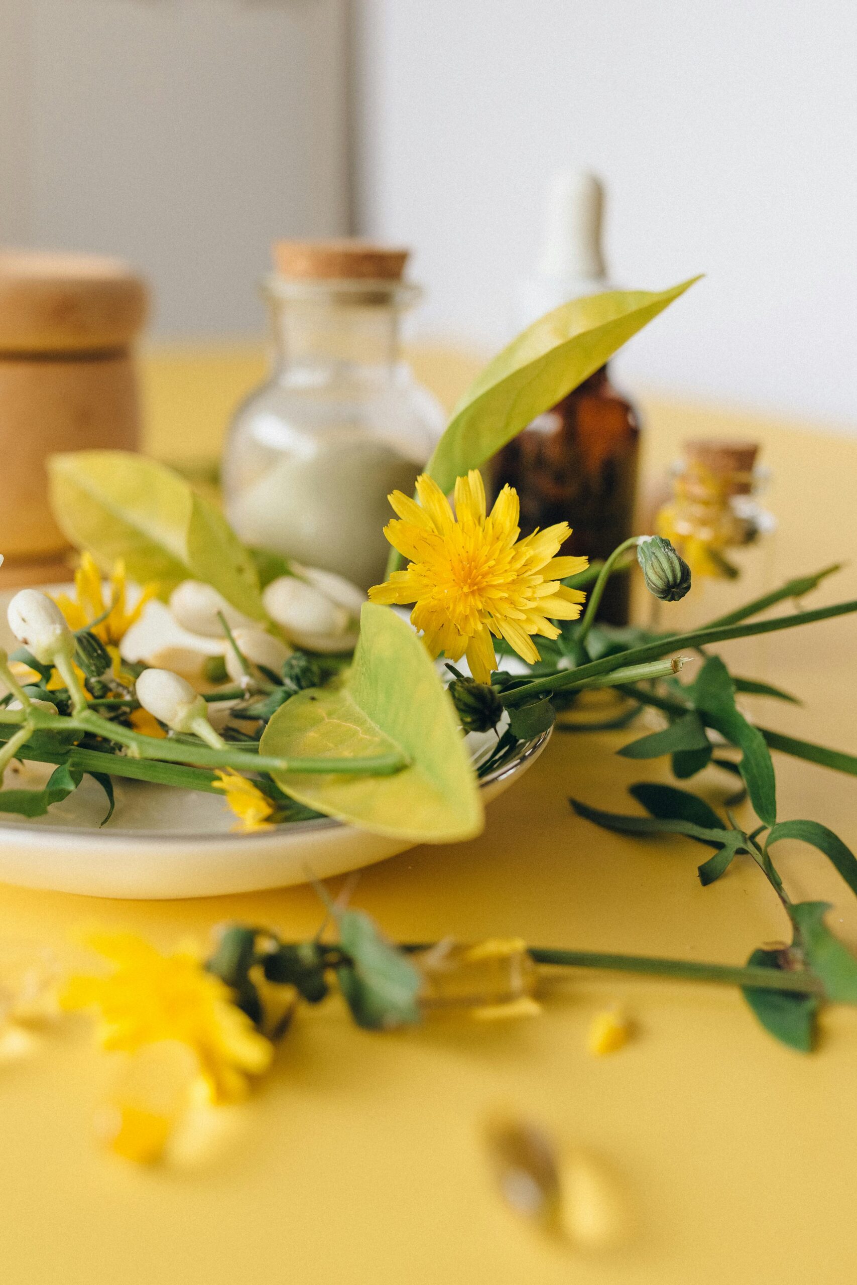 yellow-green-herbs-pestle-and-mortar-3